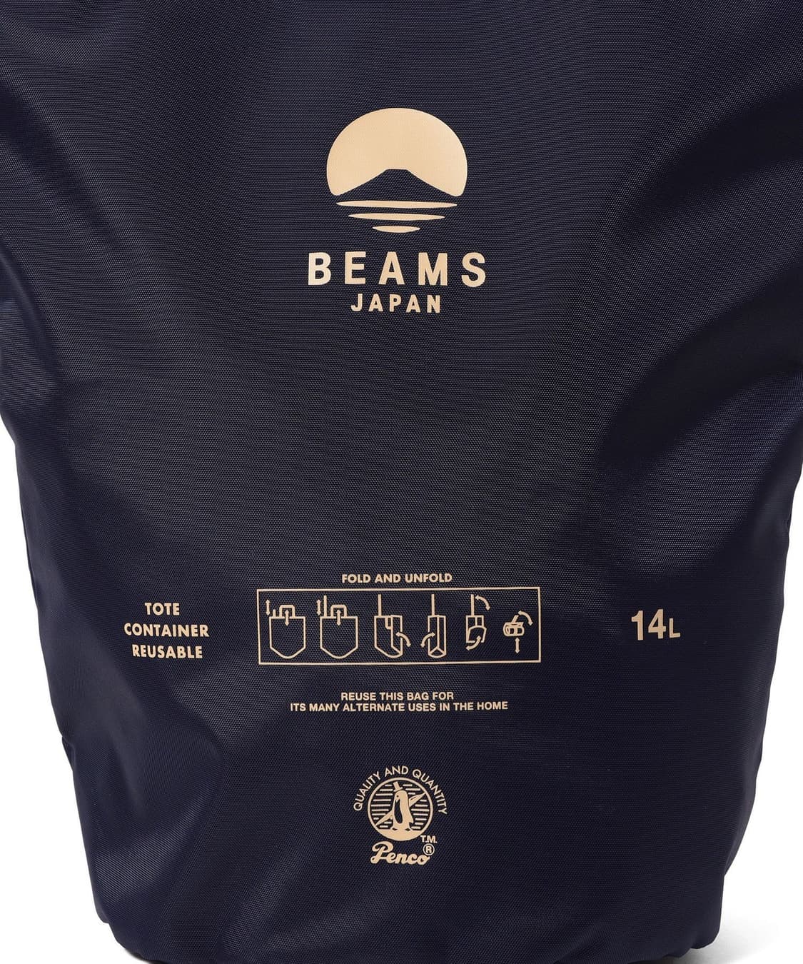 새상품) Penco x BEAMS JAPAN 한정판 접이식 숄더백 토트백 상품이미지4