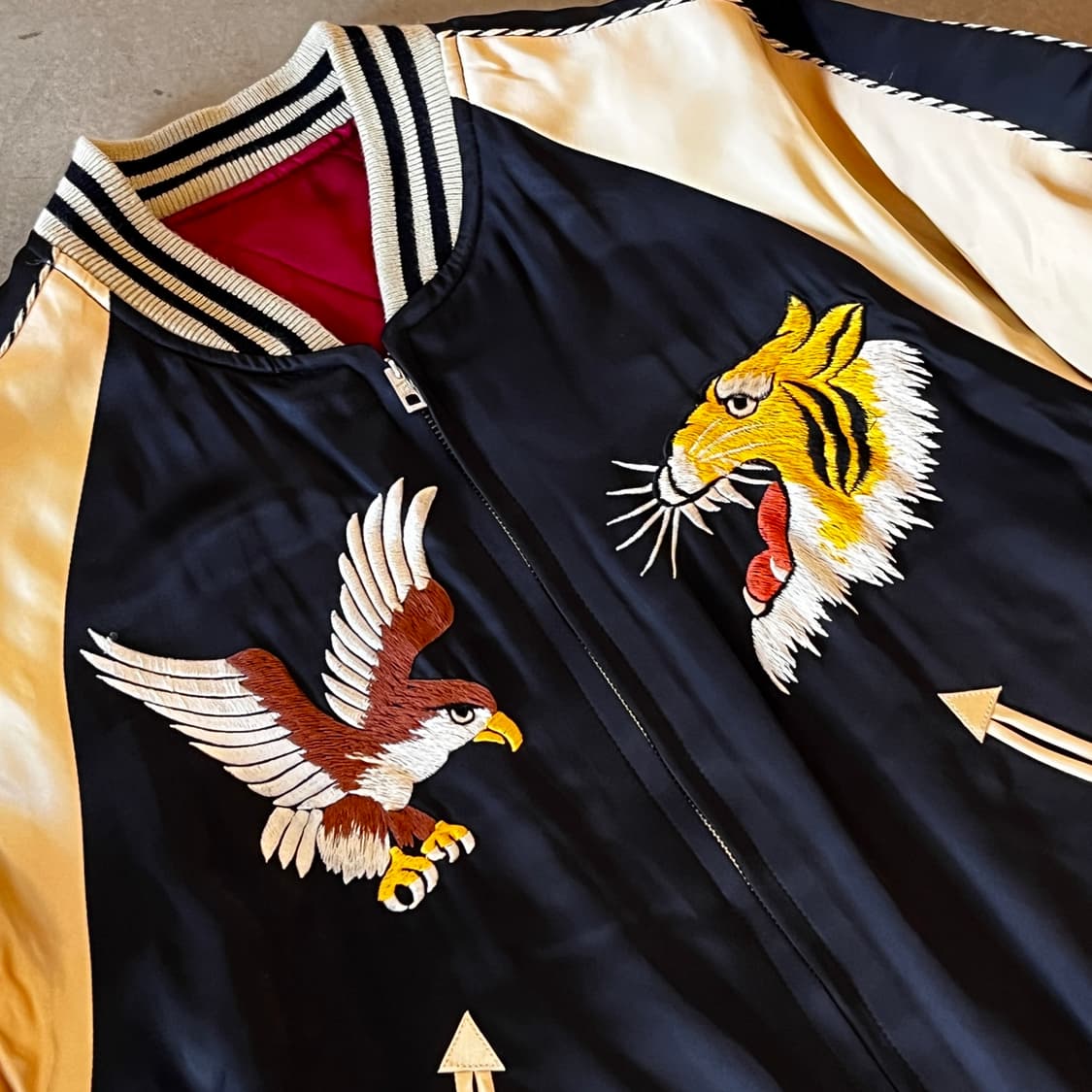 리얼맥코이 리버시블 스카잔 상품이미지3