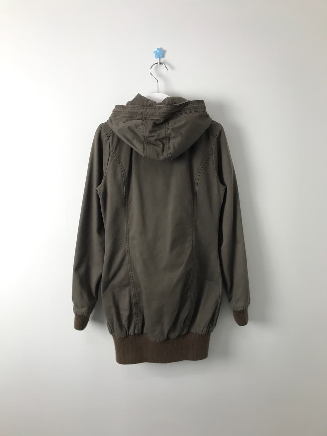 'GRAZIE' Hooded Long Military Jacket 상품이미지5