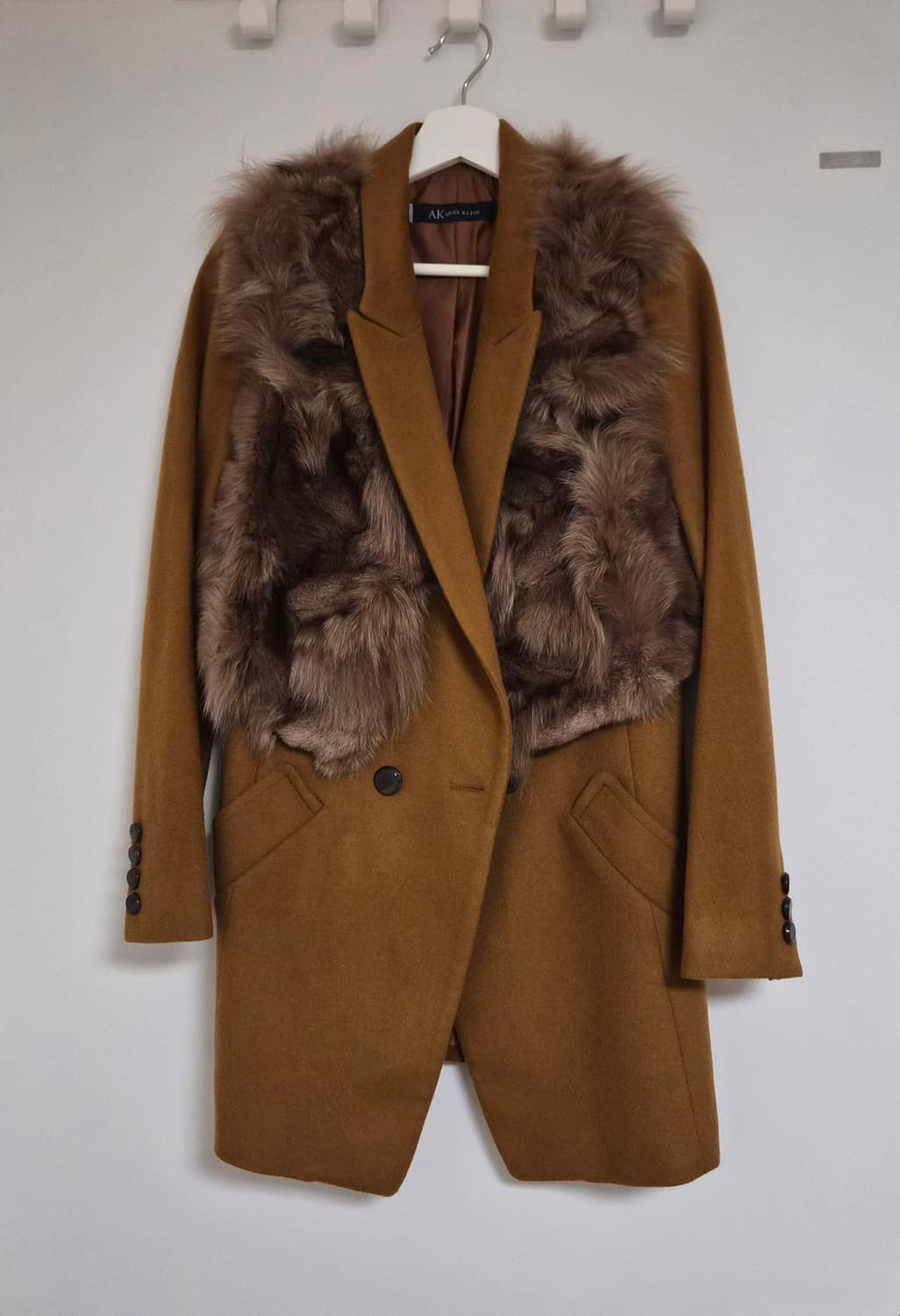 AK Anne Klein 빈티지 브라운 코트 상품이미지1