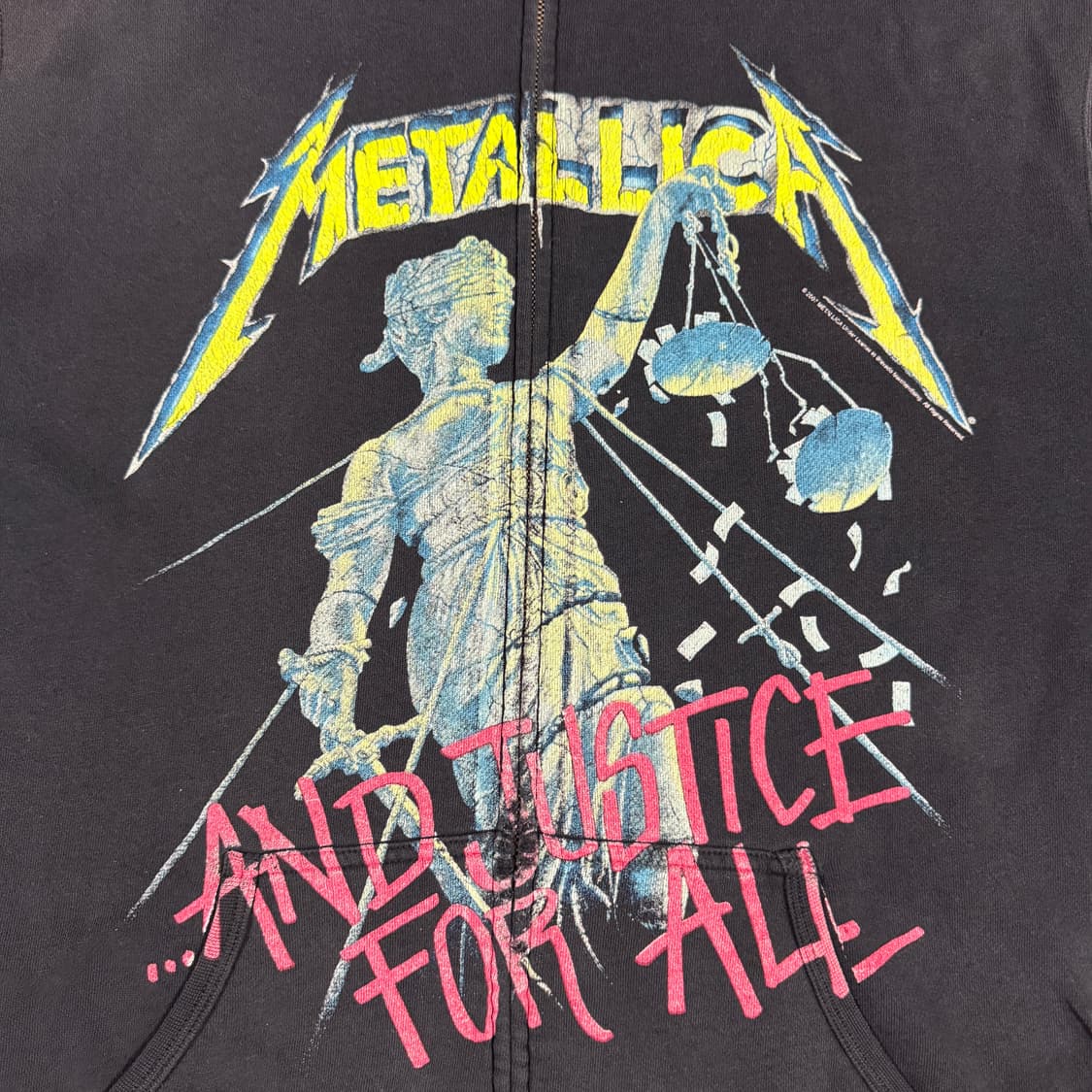 빈티지 2000s Metallica 메탈리카 디스트레스 집업 후드티 상품이미지3