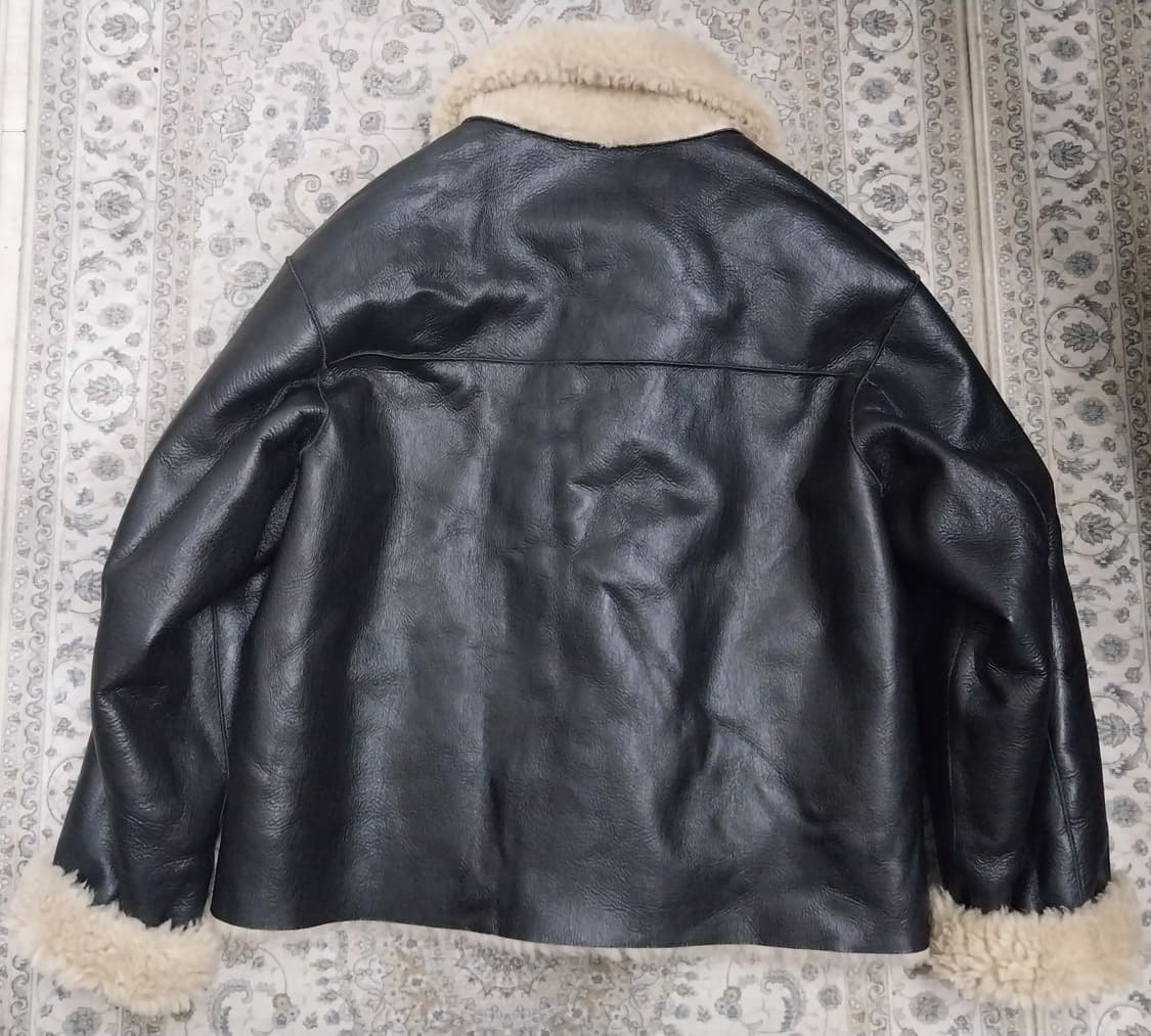 파사드 패턴 램스울 무스탕자켓 (55반까지) 상품이미지2