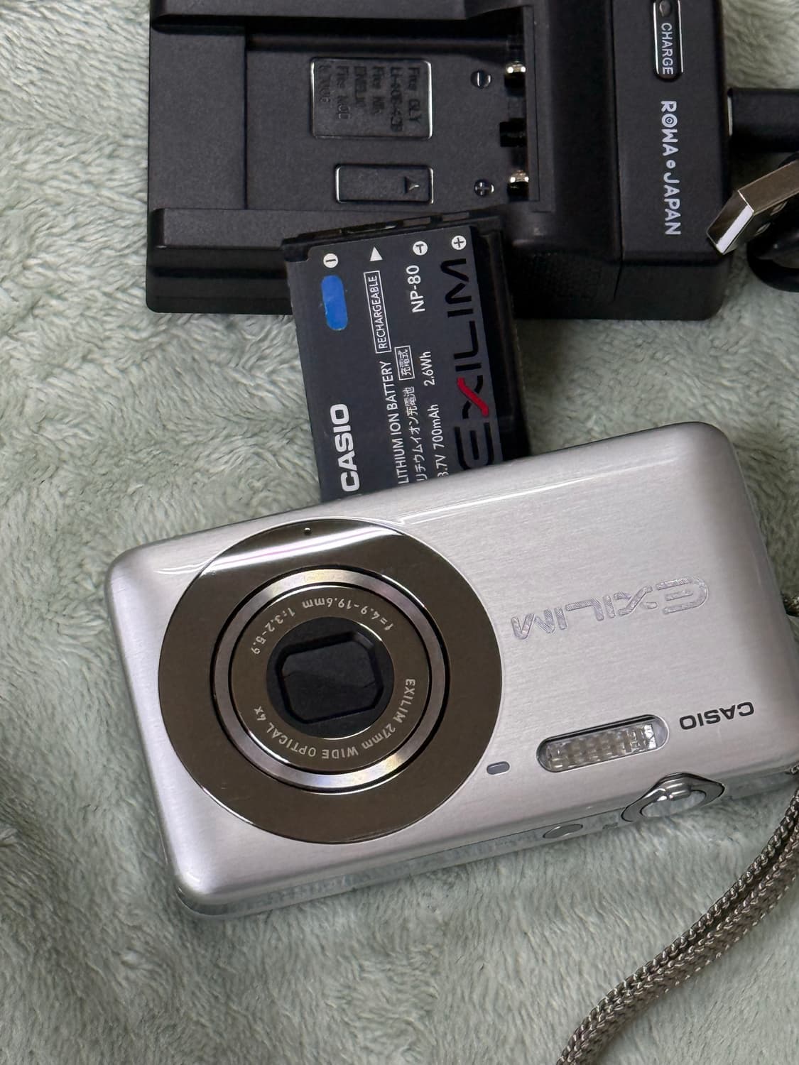 카시오 엑슬림 z800 실버(작례O) 상품이미지2