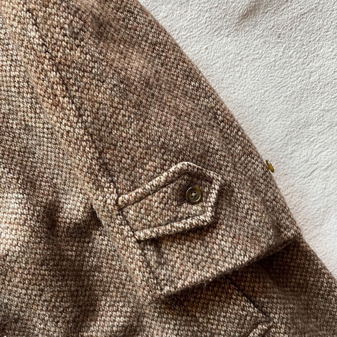 빈티지 버버리 셔틀랜드 트위드 발마칸 코트 상품이미지7