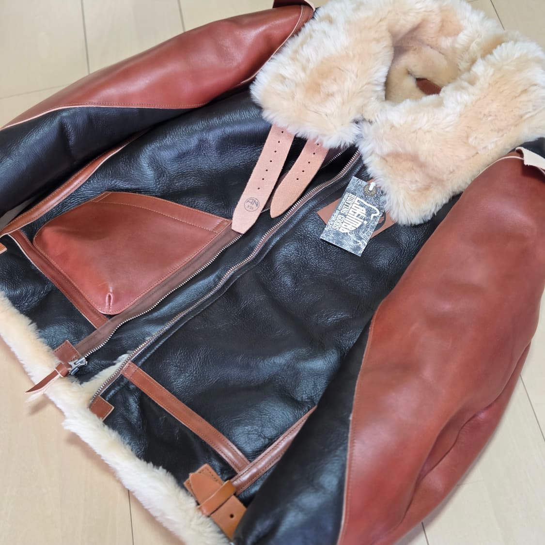 Colimbo 콜림보 B-3 무톤 무스탕 자켓 상품이미지3