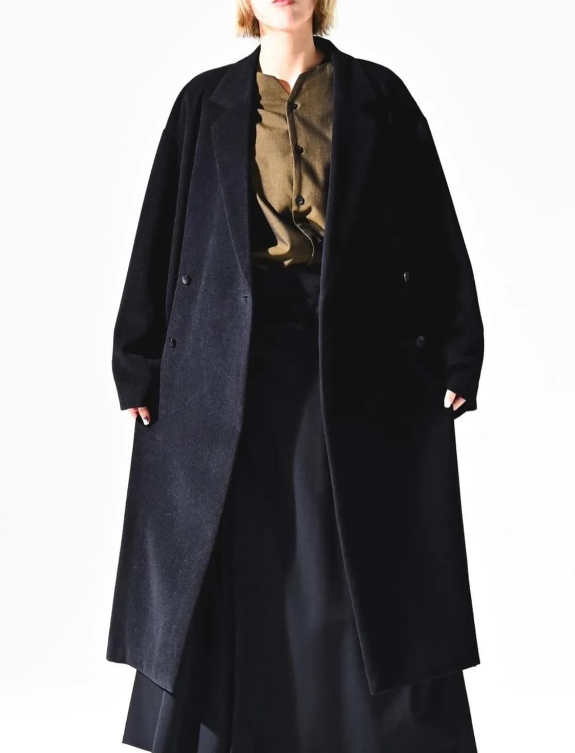 Bishool Angora Wool Double Long Coat 상품이미지1
