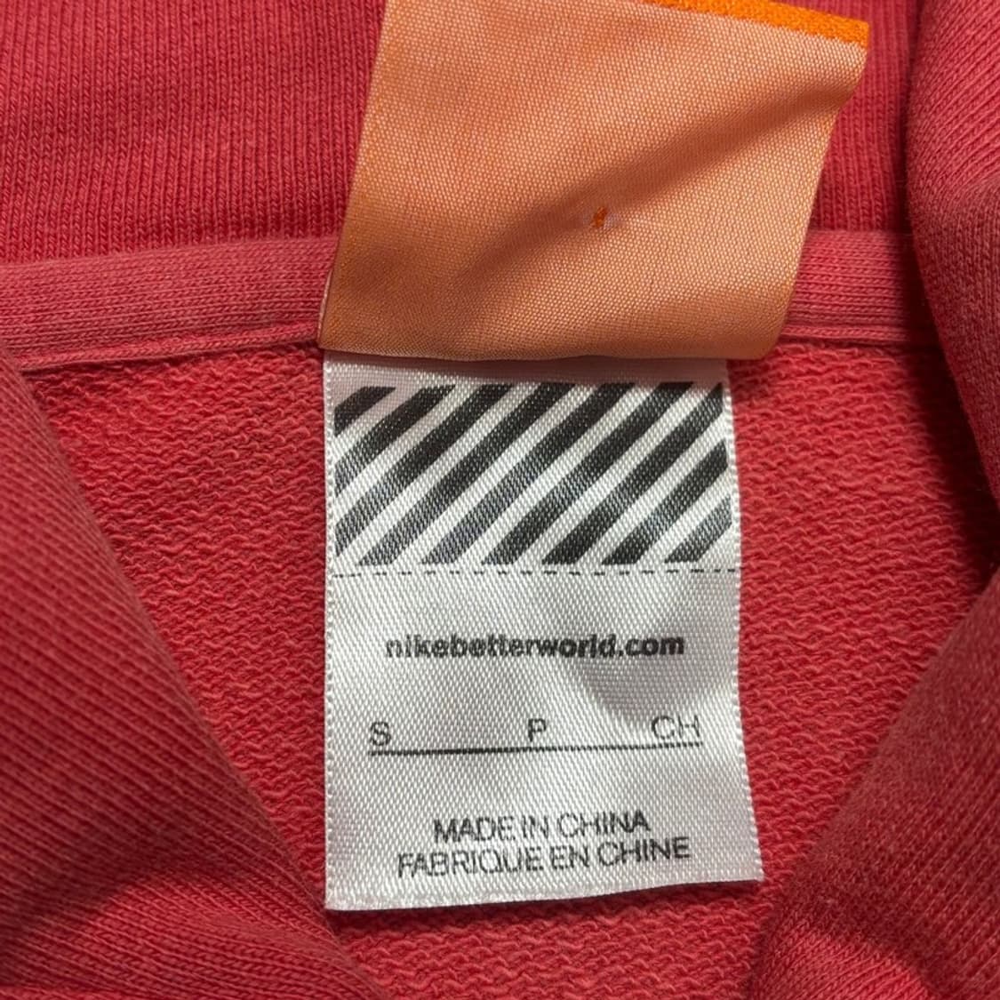 NIKE 올드스쿨 후드집업 코랄 핑크 S 상품이미지7