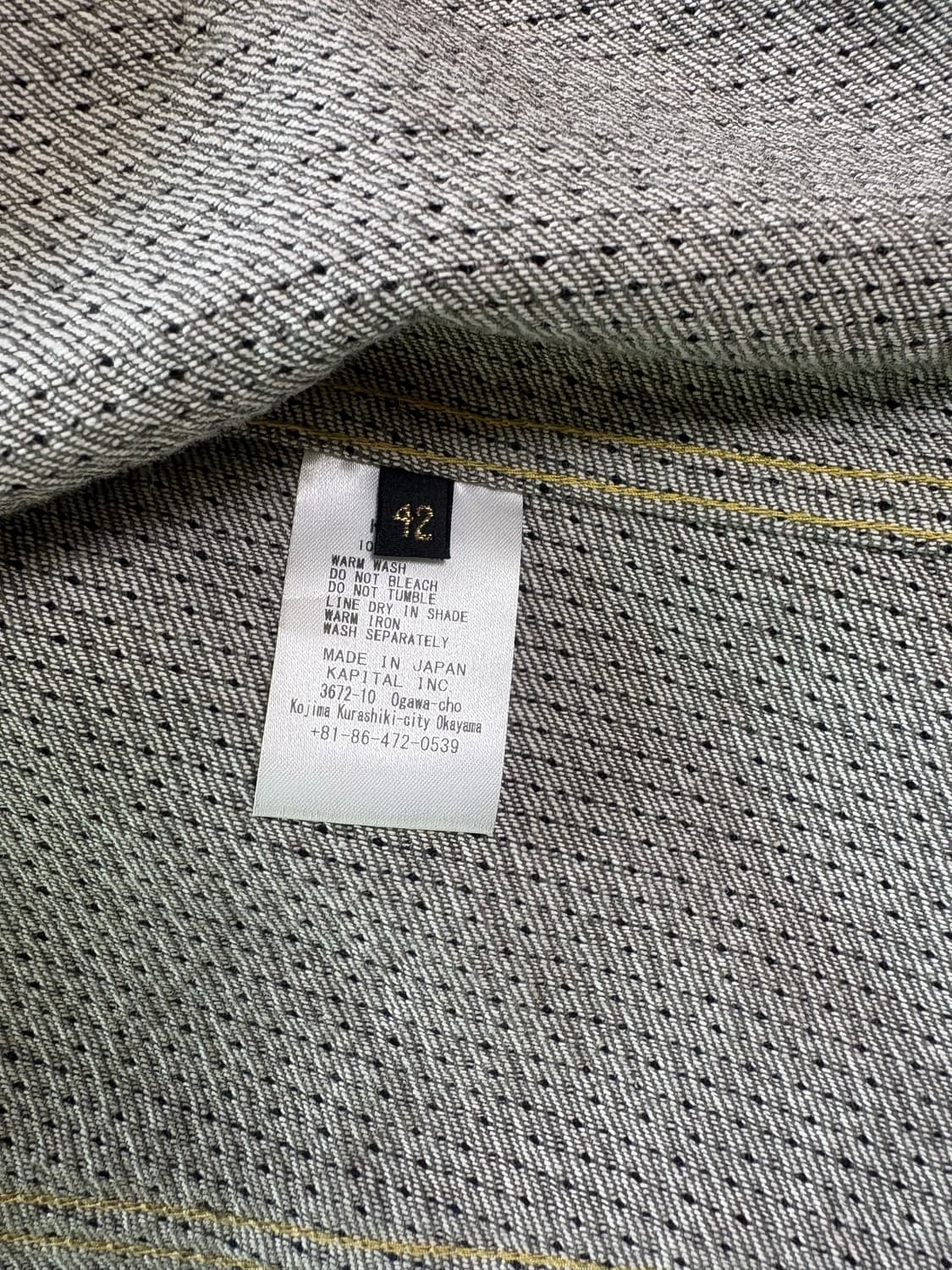 캐피탈 센츄리 데님 웨스터너 자켓no.7 상품이미지5