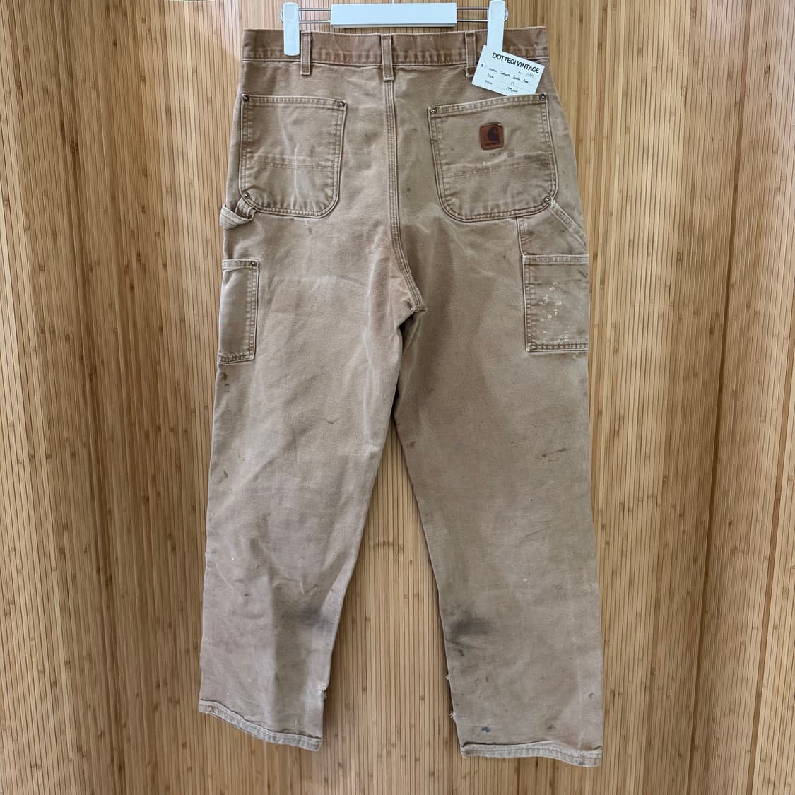 칼하트 브라운 더블니 팬츠 상품이미지3