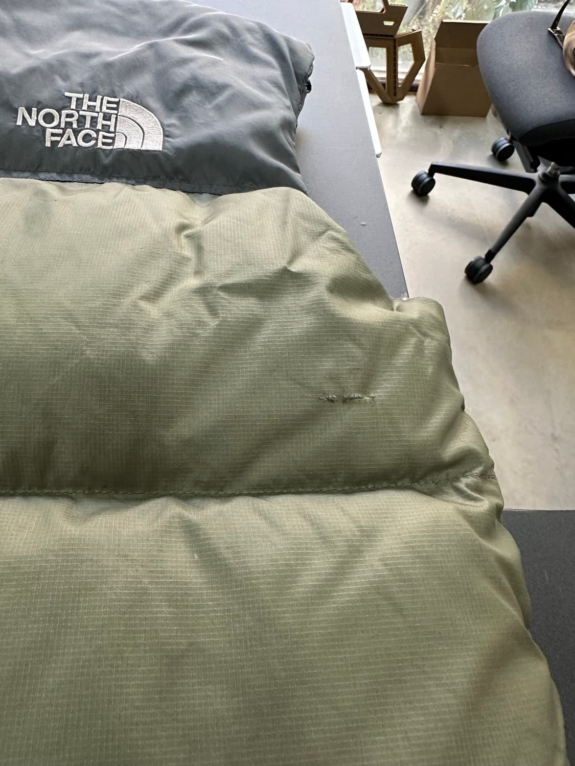 노스페이스 00s OG 말차 눕시700 패딩베스트 상품이미지8