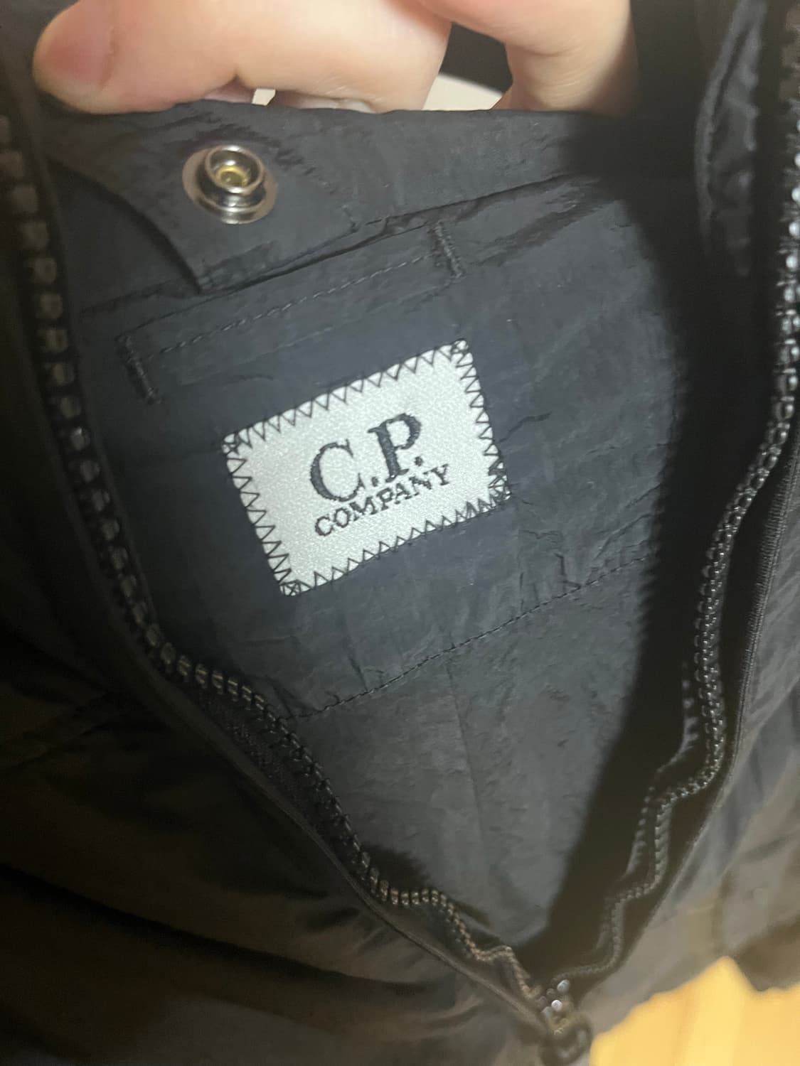 C.P. Company 씨피컴퍼니 G.D.P. 고글 자켓 블랙 23SS 상품이미지4