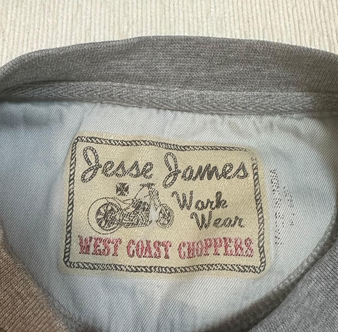 (L)90s og 웨스트 코스트 챠퍼스 써멀니트 그레이 상품이미지3