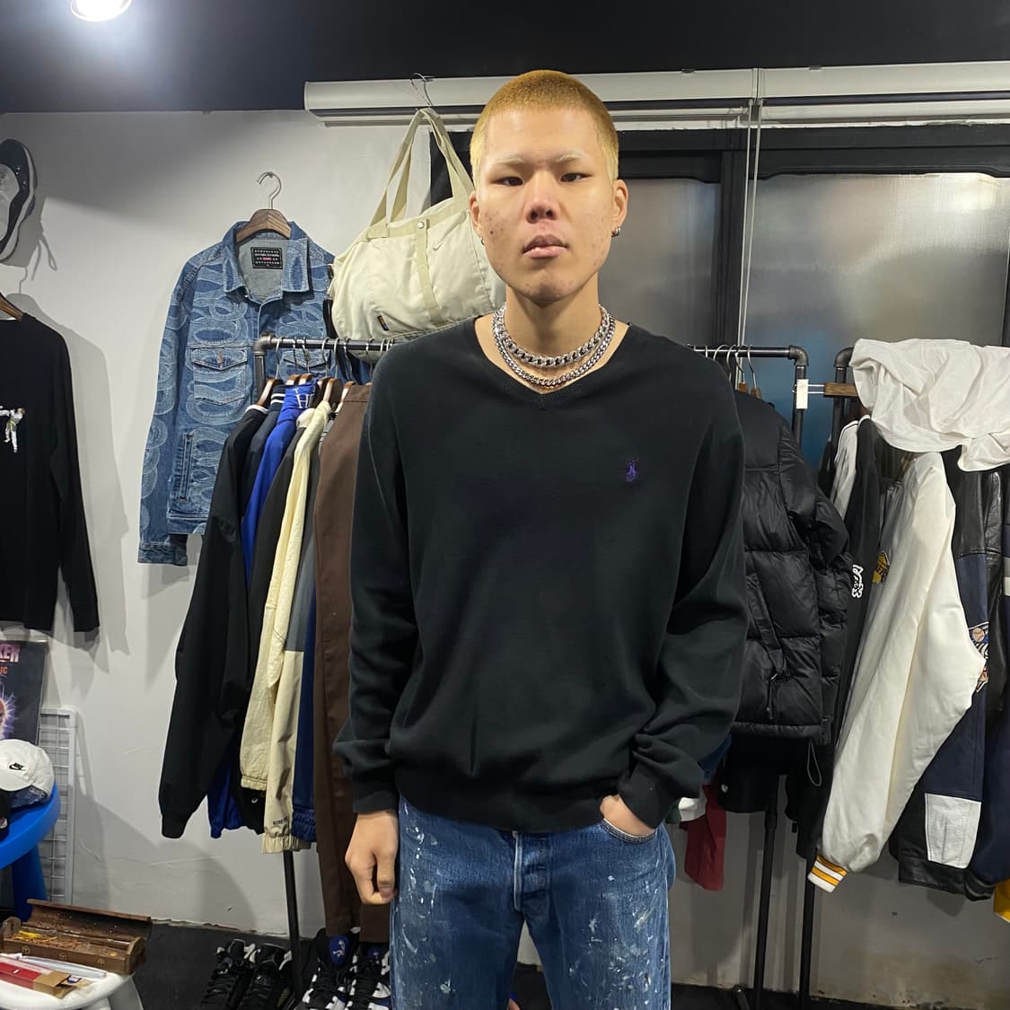 폴로 피마코튼 니트 상품이미지4