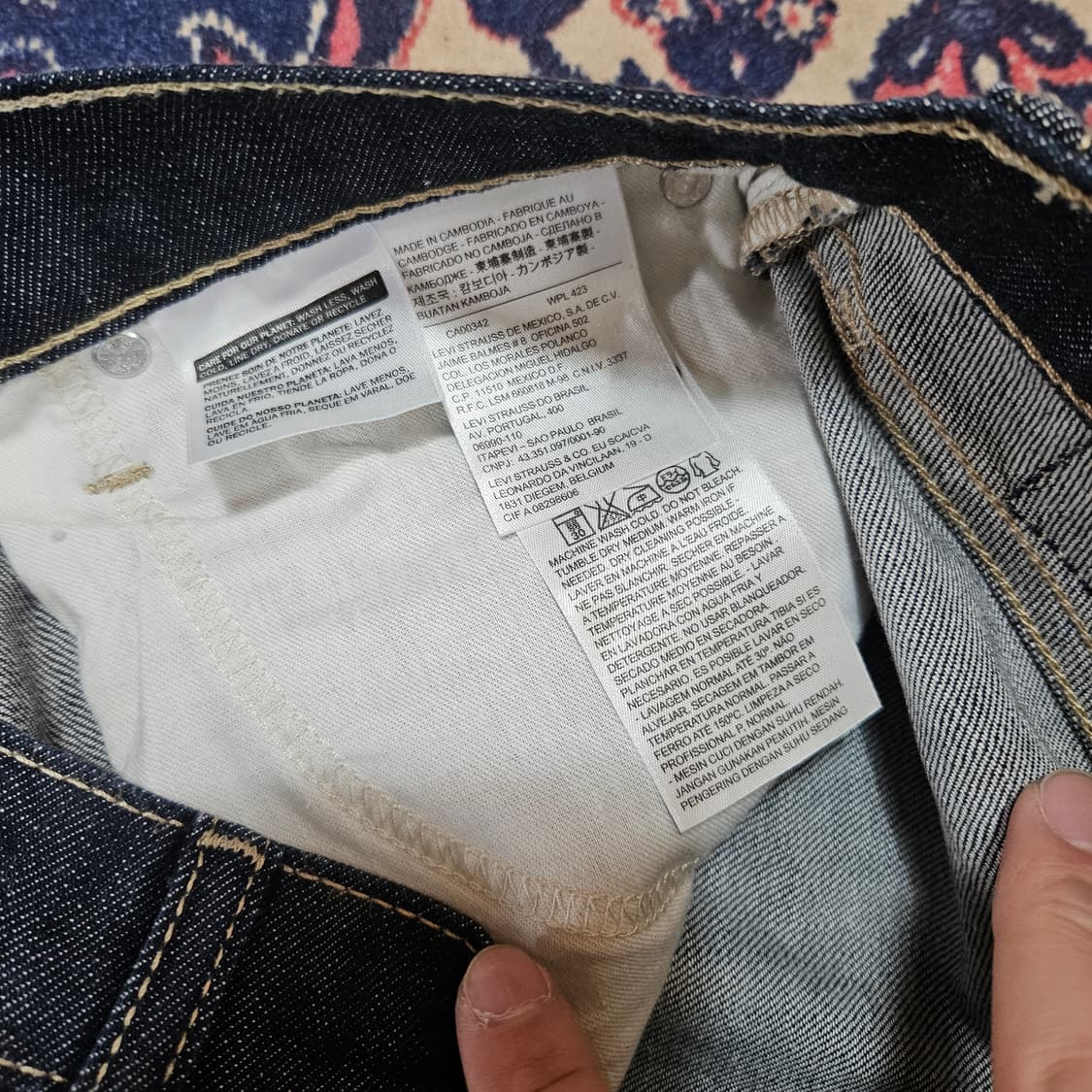 리바이스(Levis) No.511 스트레이트 데님 팬츠 29 상품이미지6