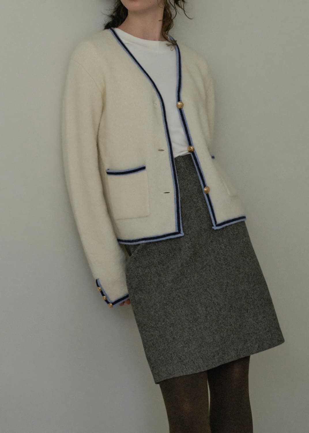 유라고 니트가디건 상품이미지1