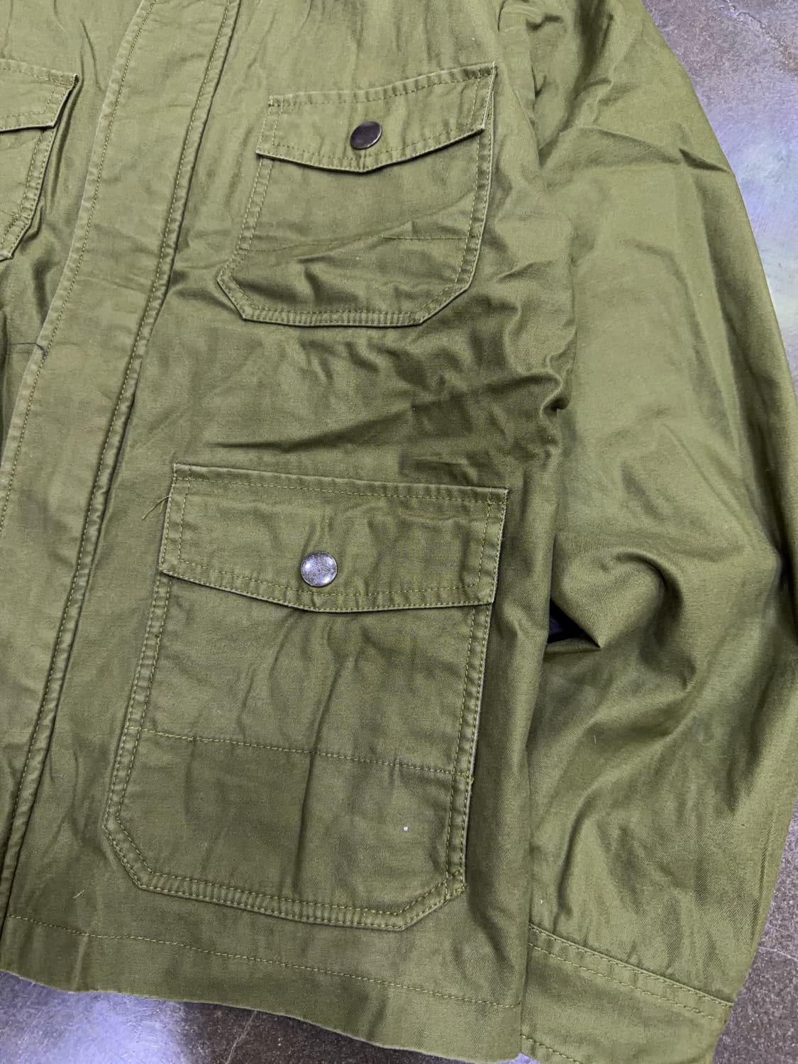 바나나리퍼블릭 멀티포켓 시파리 워크자켓 올리브 M 상품이미지5