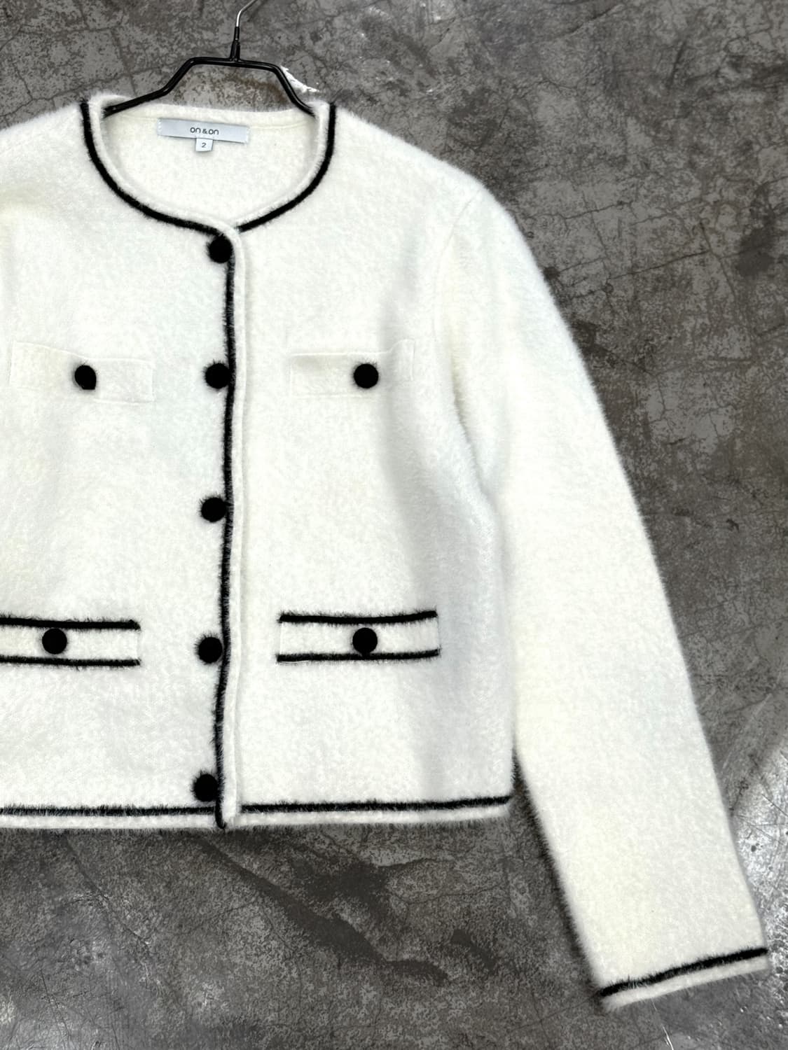 ON&ON Contrast Trim Button Jacket 상품이미지3