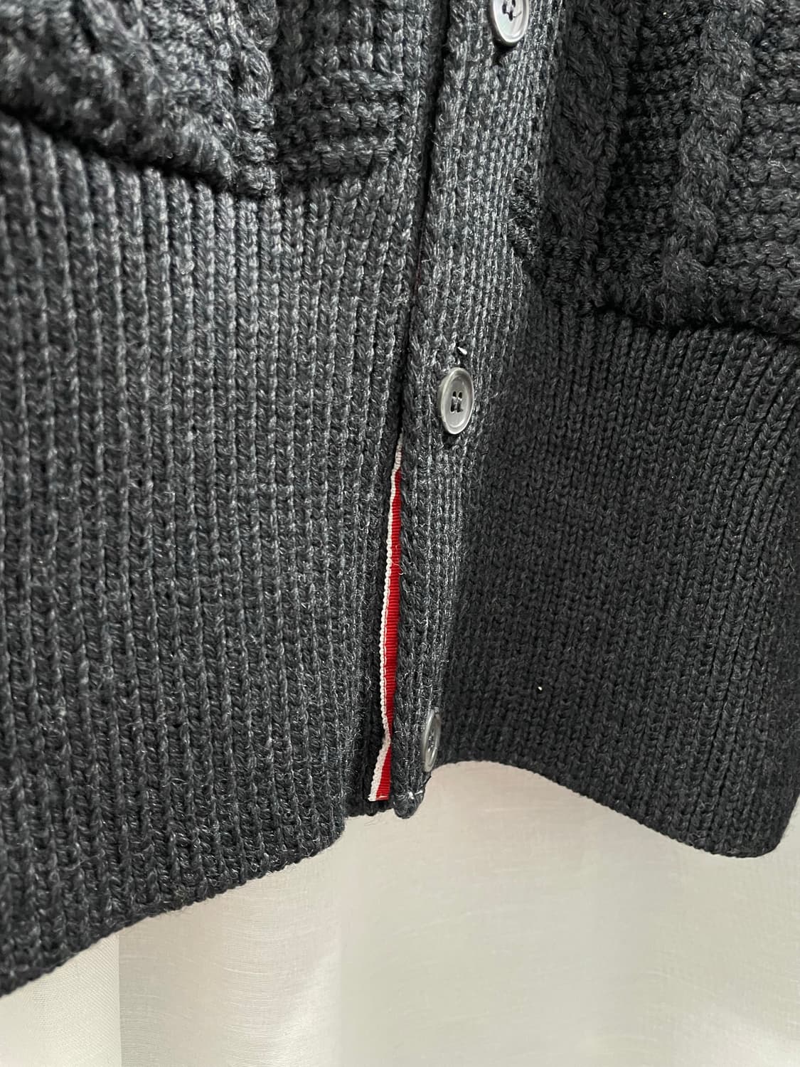 톰브라운/ 아란 케이블 가디건 다크그레이/ 2 상품이미지8