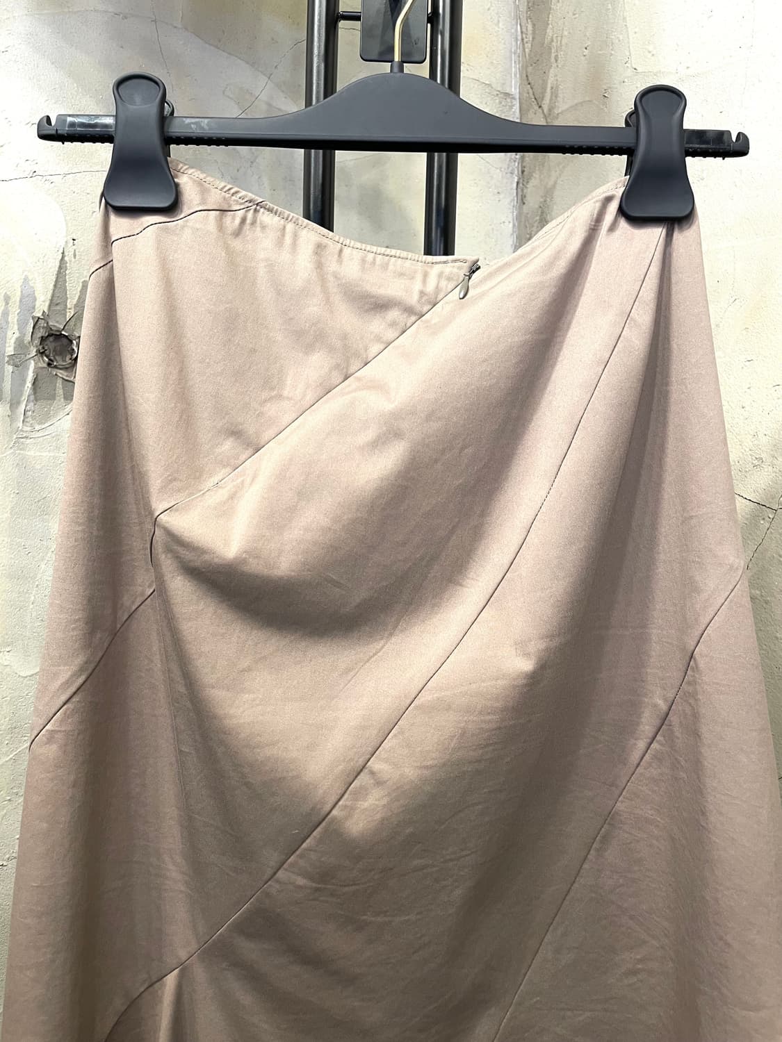 질샌더 나이론 면스판 도킹 플레어 스커트 55 상품이미지6