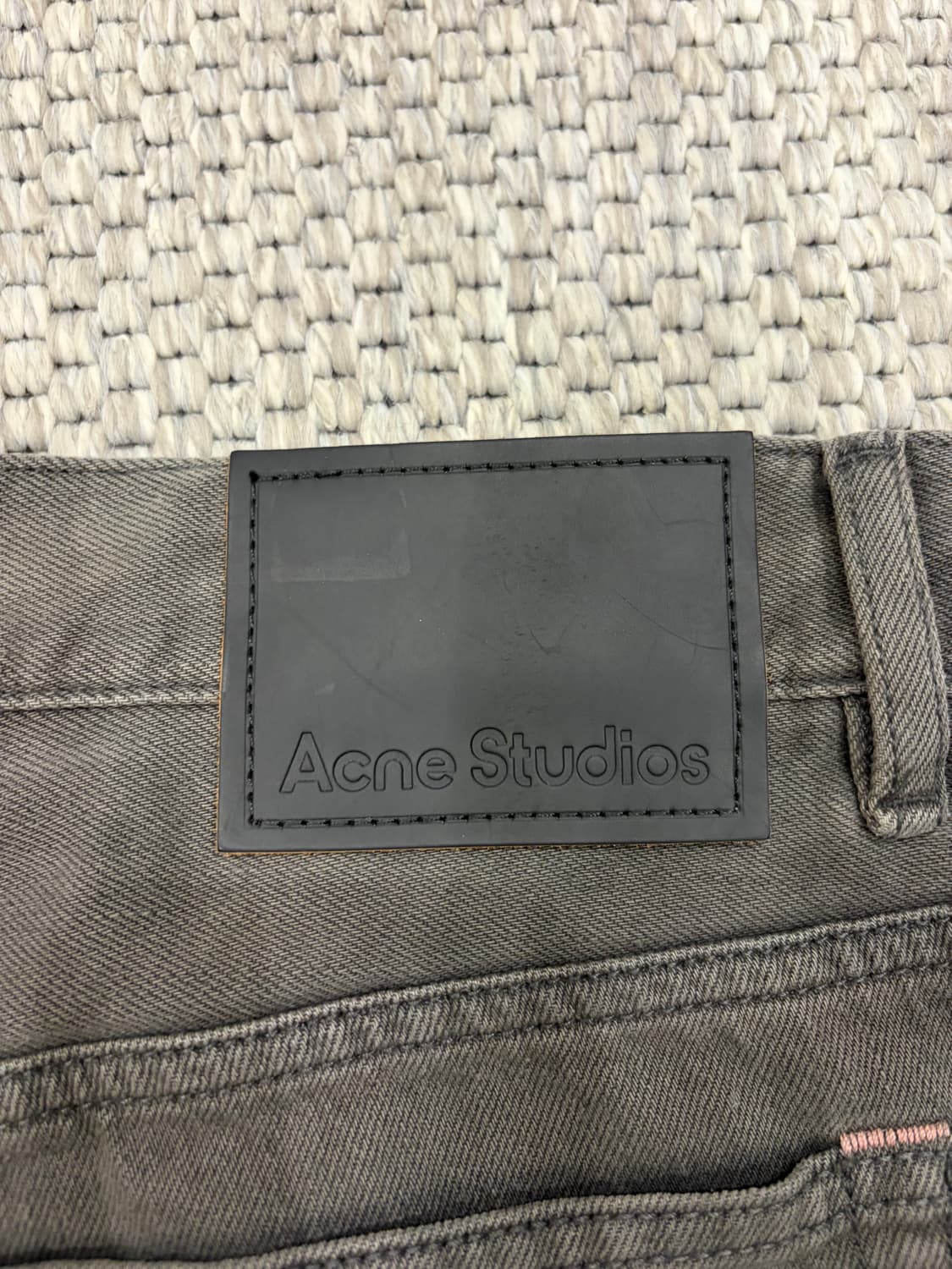 (34) 아크네 스튜디오 2021m 루즈핏 데님팬츠 sacon grey 상품이미지3