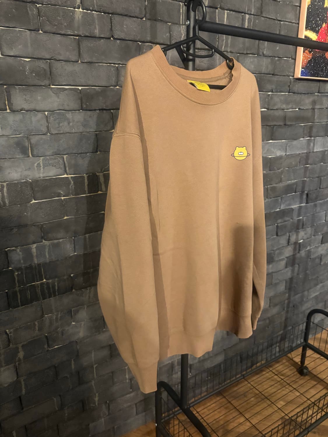 [중고/XXL]카카오 라이언맨투맨 (브라운) 상품이미지2