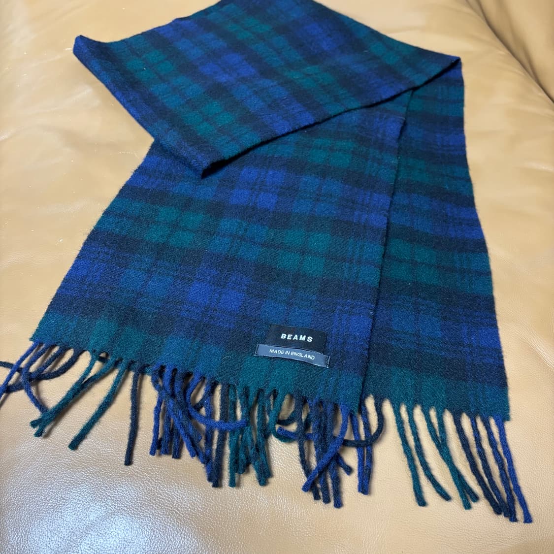 Beams 빔즈 타탄체크 머플러 목도리 (Tartan Check) 상품이미지4