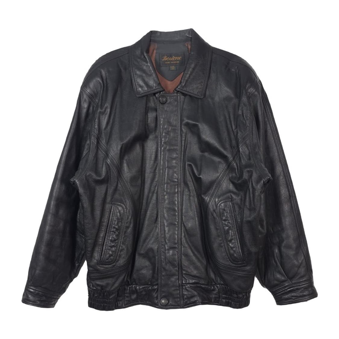 Bostone 오버핏 리얼 레더 블루종 자켓 L 상품이미지1