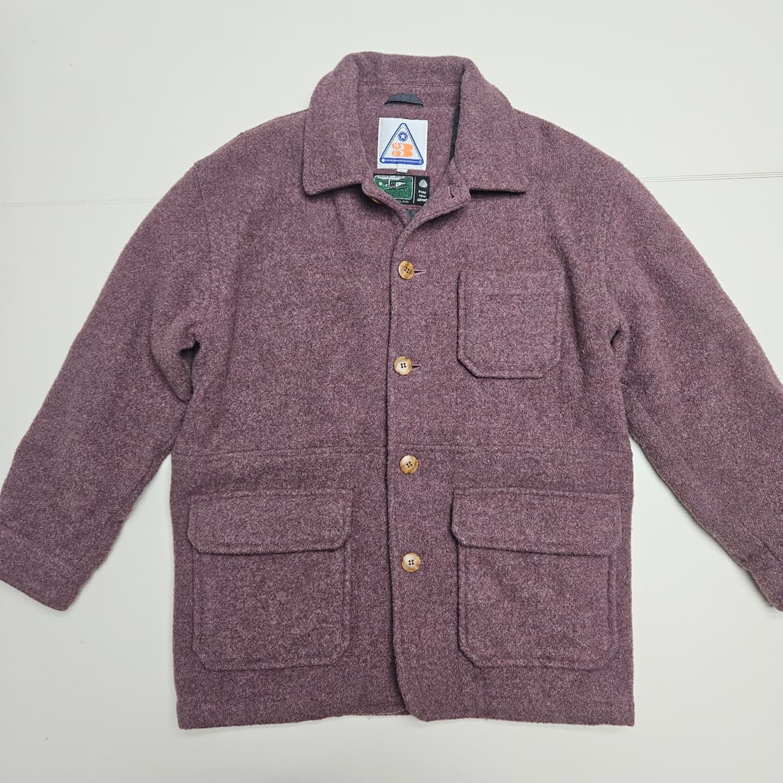 (무료배송) 나이젤카본 영국산 멜톤울 맥키노 자켓 / 퍼플 / XL 상품이미지1