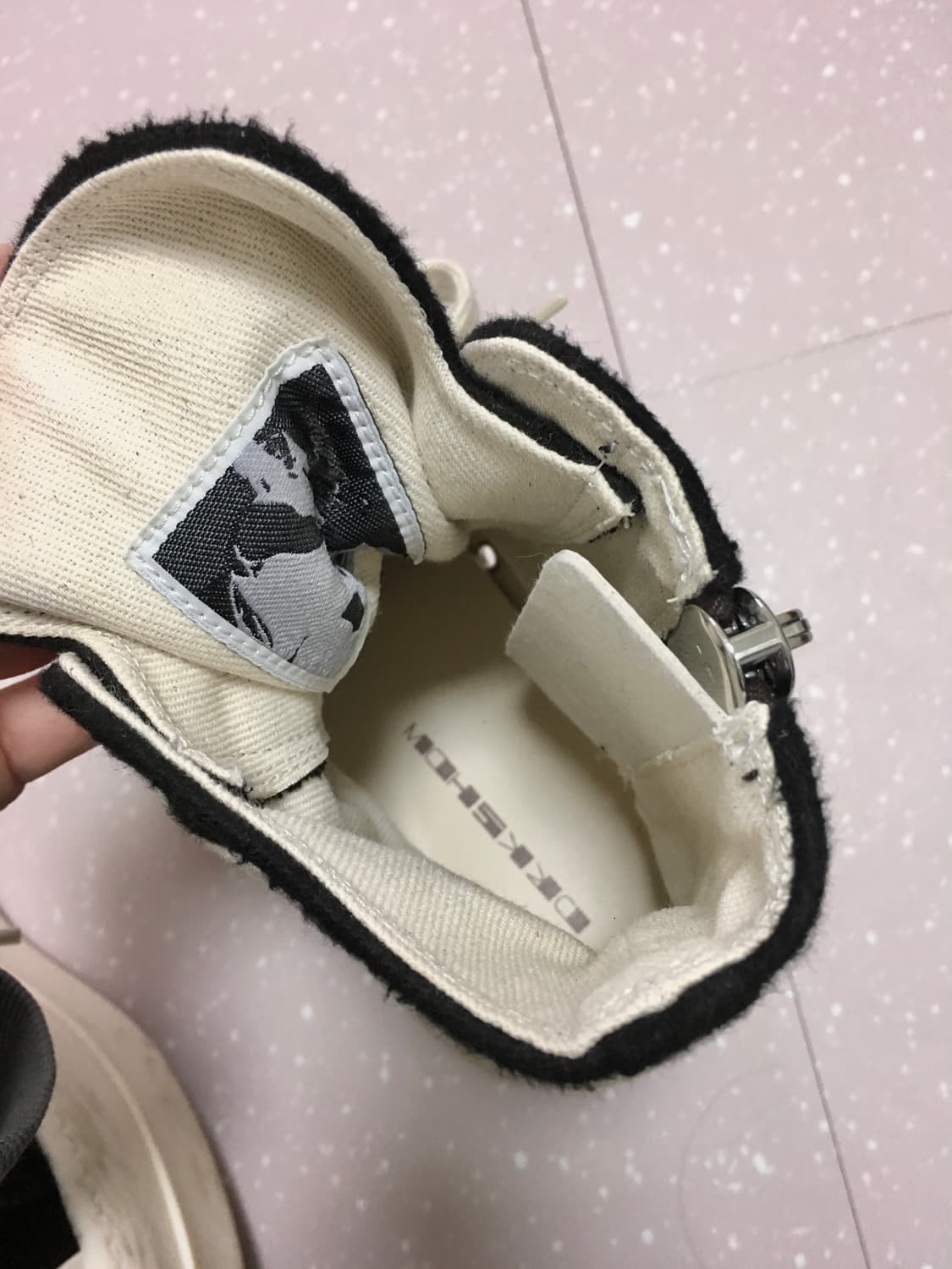 릭오웬스 다크쉐도우 더블 범퍼 하이탑 스니커즈 상품이미지5