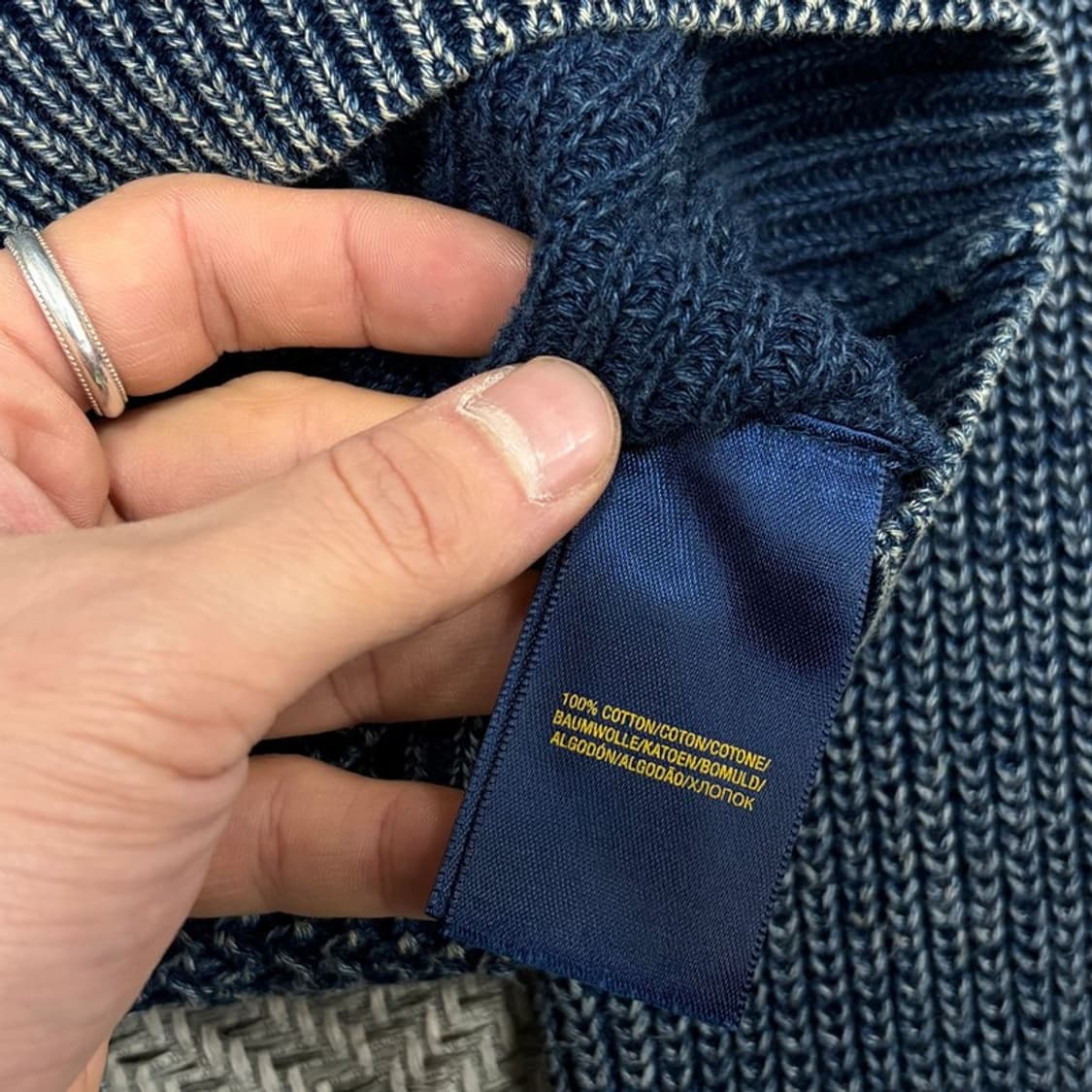 폴로랄프로렌 워시드 코튼 가디건 v3066 상품이미지6