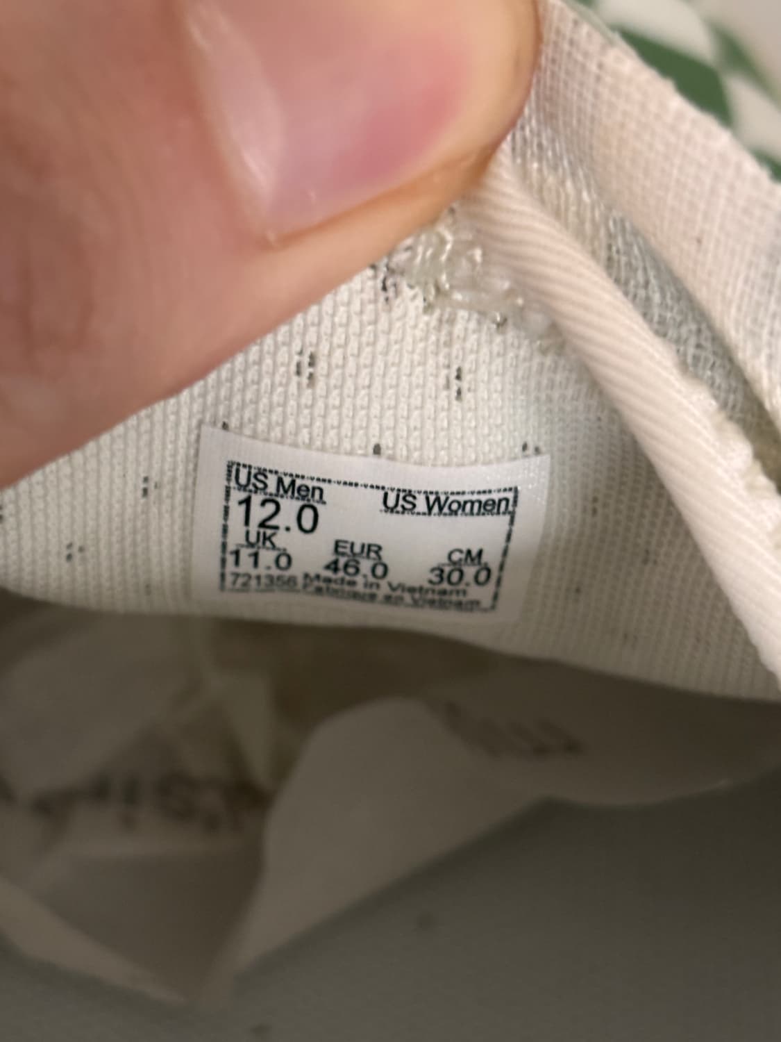 반스 체커보드 슬립온 ComfyCush / 그린 / 300 상품이미지7