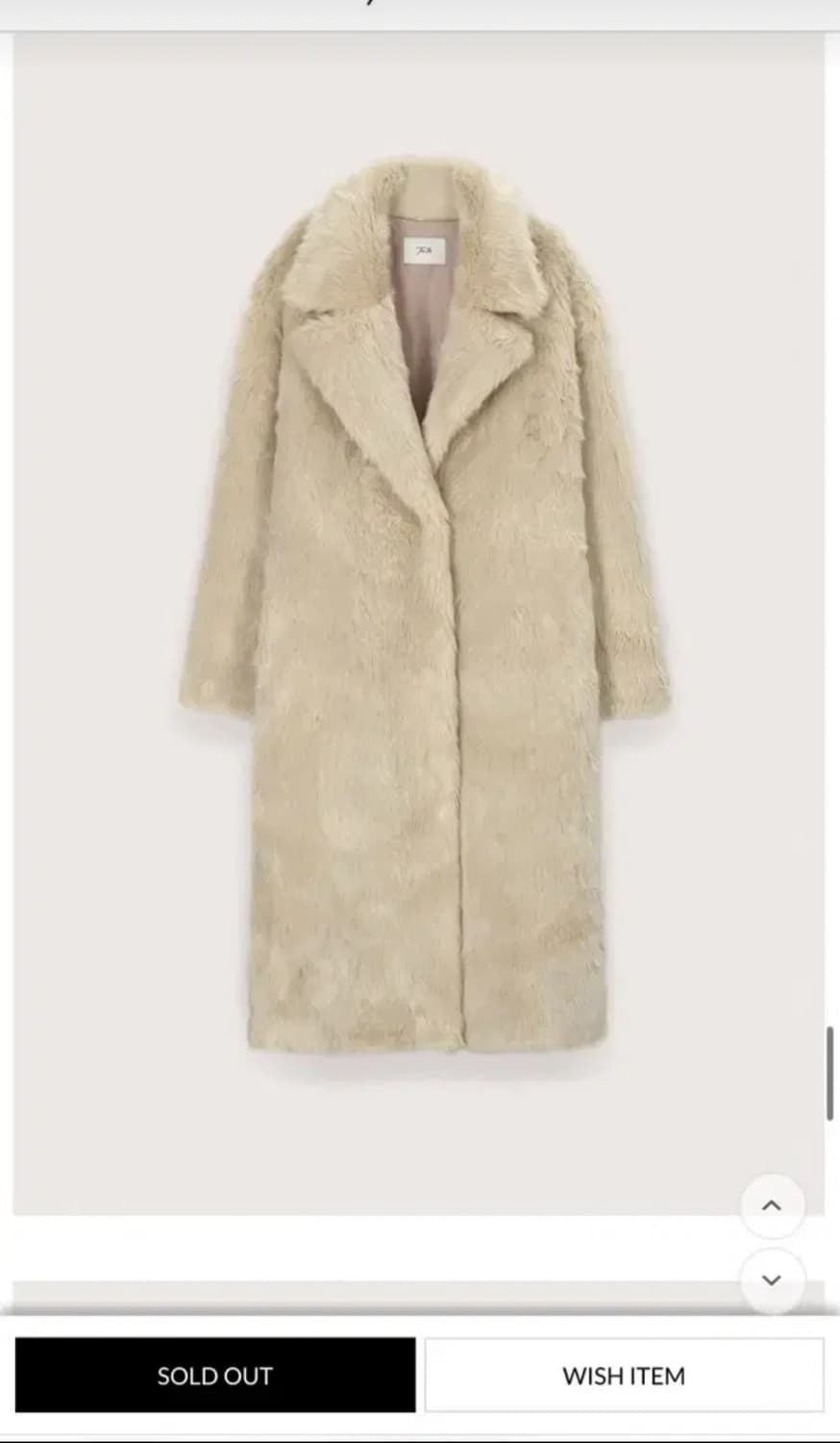 thetis 더티스 롱 퍼코트 새상품 상품이미지3