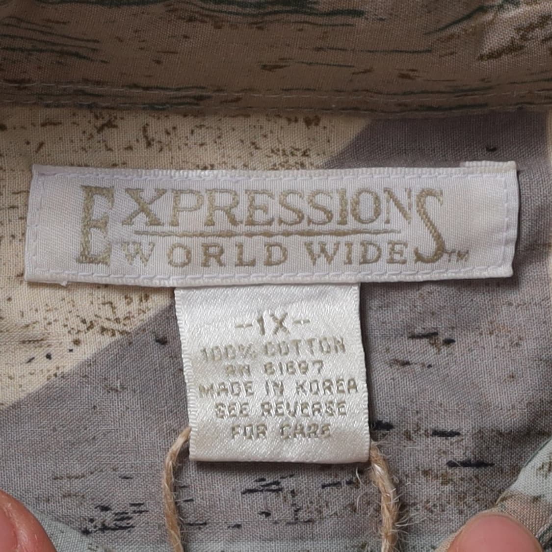 Expressions World Wide Pattern Printing  상품이미지7