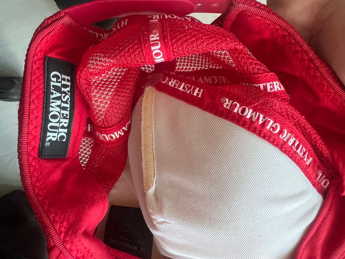 히스테릭 글래머 빅슨 걸 메쉬 캡 상품이미지5