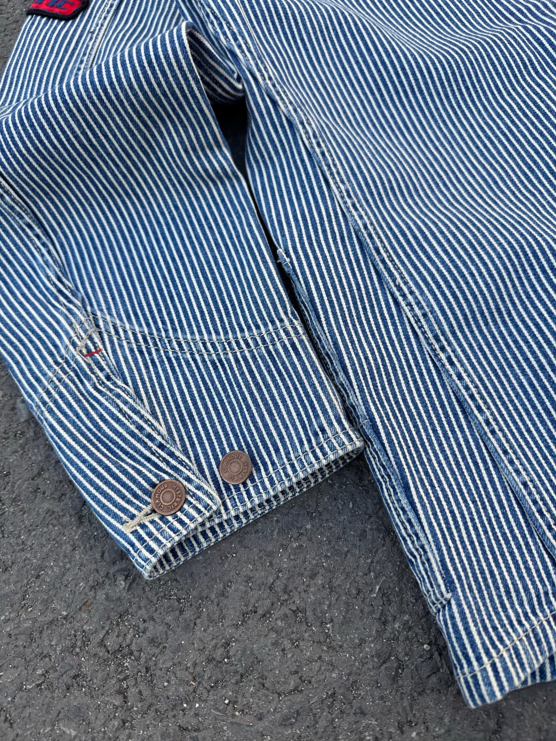 히스테릭 글래머 빈티지 히코리 스트라이프 워크자켓 상품이미지9