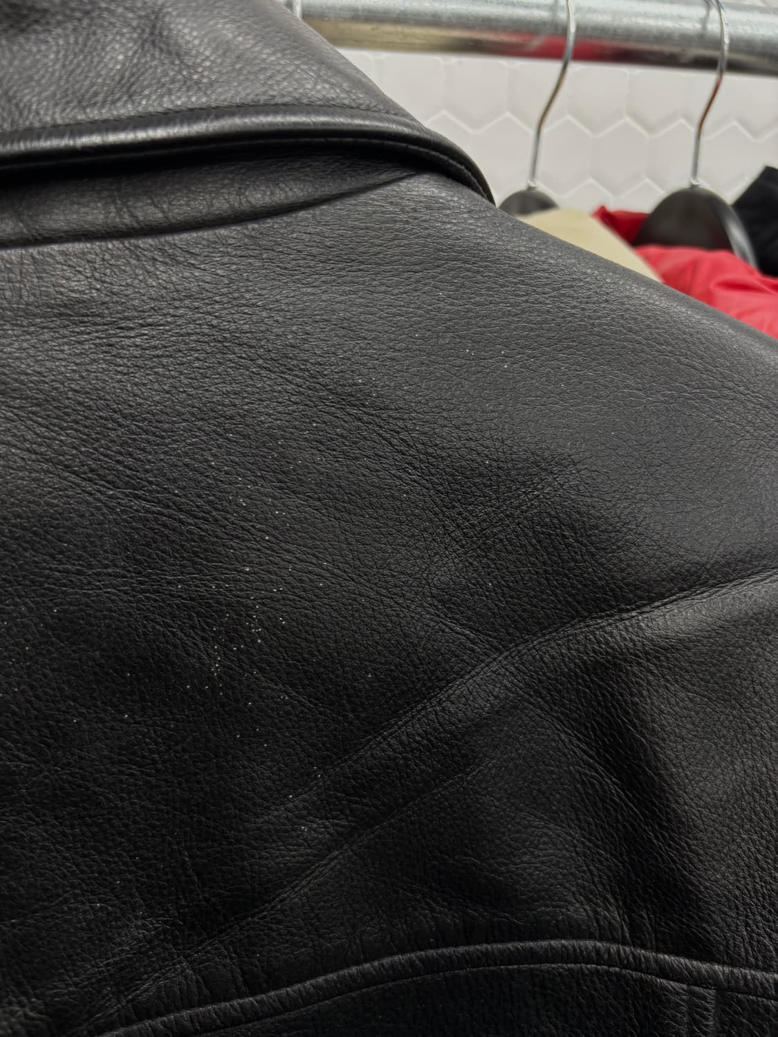 VTG 제뉴인 레더 레더자켓 상품이미지10