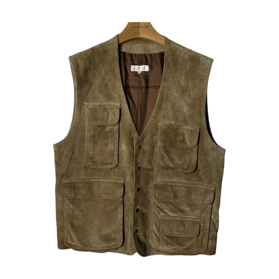 [JPN] 빈티지 스웨이드 피싱 베스트 상품이미지1