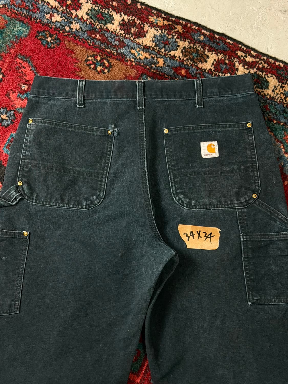 OG USA Made 칼하트 B01 더블니 팬츠 칼하트 썩블니 상품이미지7