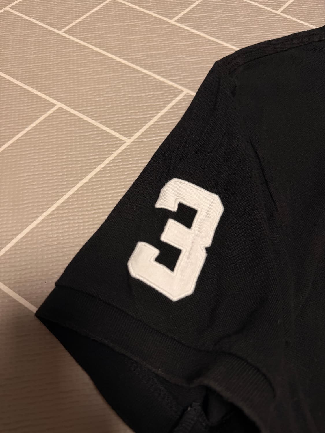 폴로 빅포니 반팔 럭비티 블랙 상품이미지4