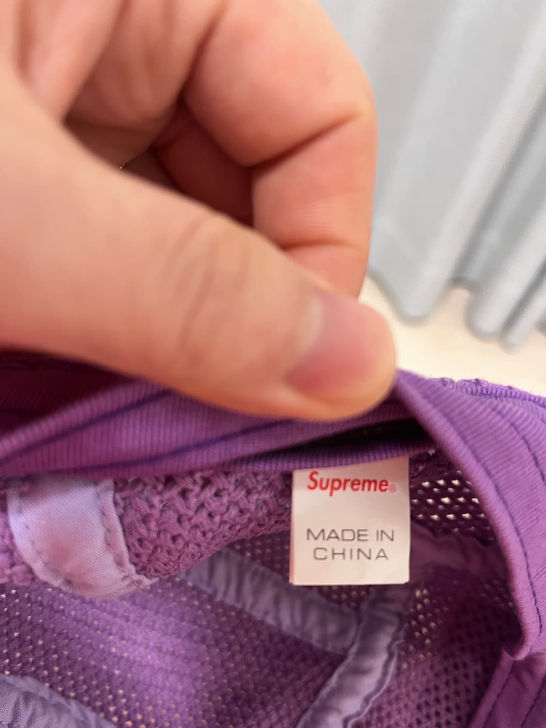 [F] 슈프림 캠프캡 퍼플 상품이미지3