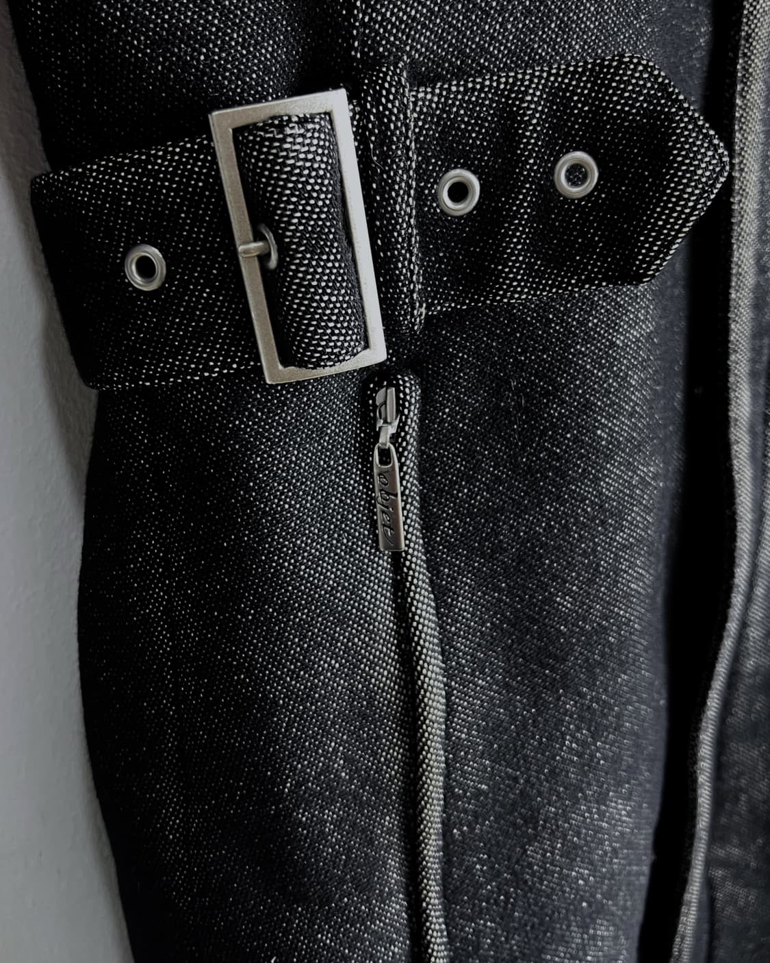 장 폴 고티에 옴므 오브젝트 하이넥 울 코트 상품이미지7