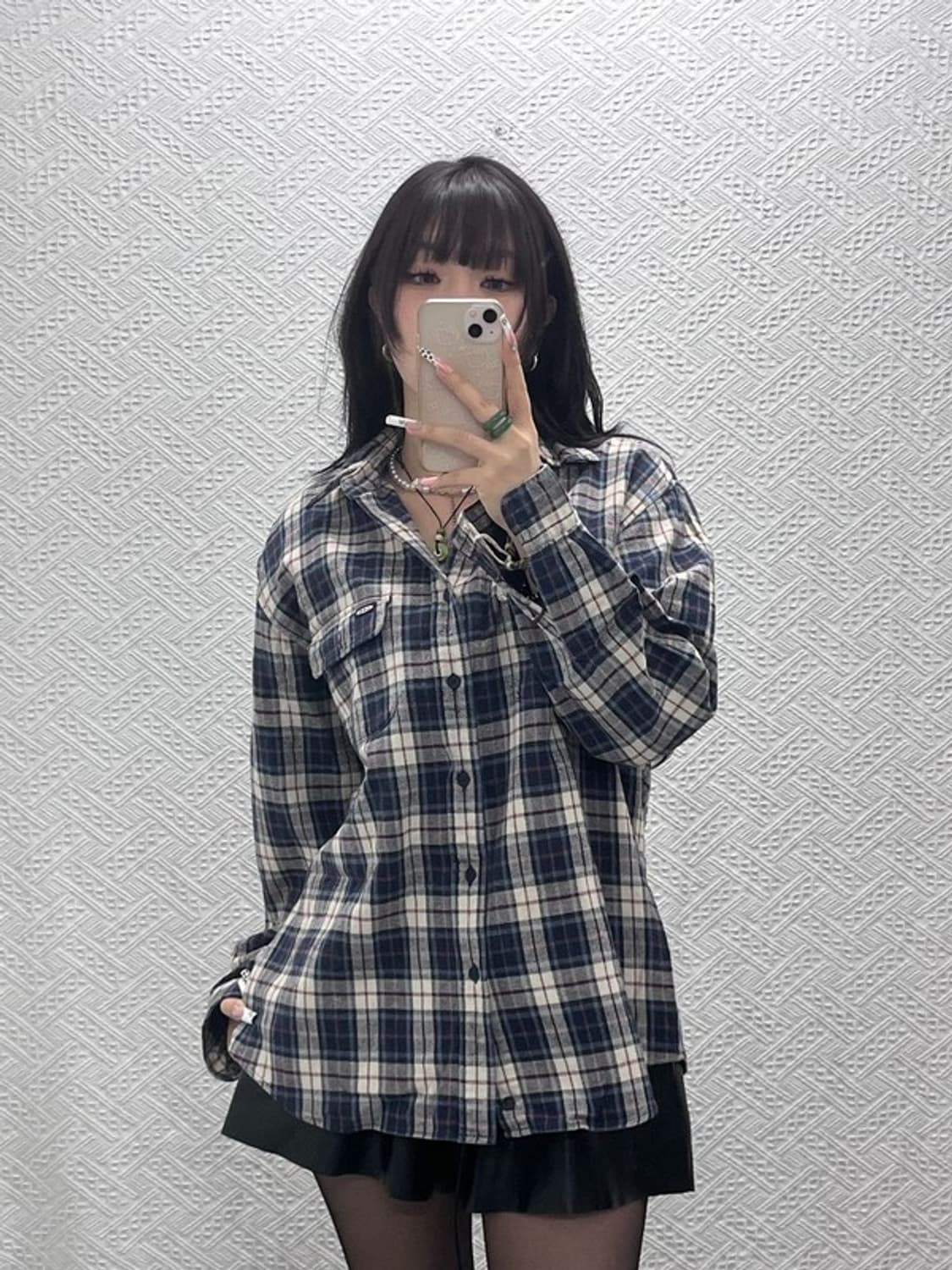 LEE 리 컨트리 빈티지 캐주얼 오버핏 타탄체크 셔츠 100 C11114 상품이미지2