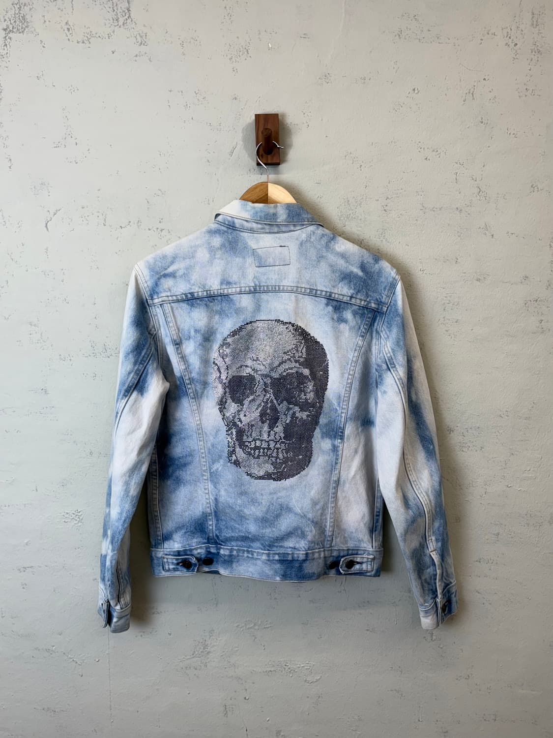리바이스 90s 빈티지 스컬 큐빅 데님 트러커 자켓 상품이미지1