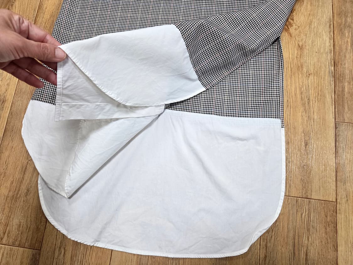 렉토(RECTO) 셔츠 레이어드 체크원피스 55-66 상품이미지9