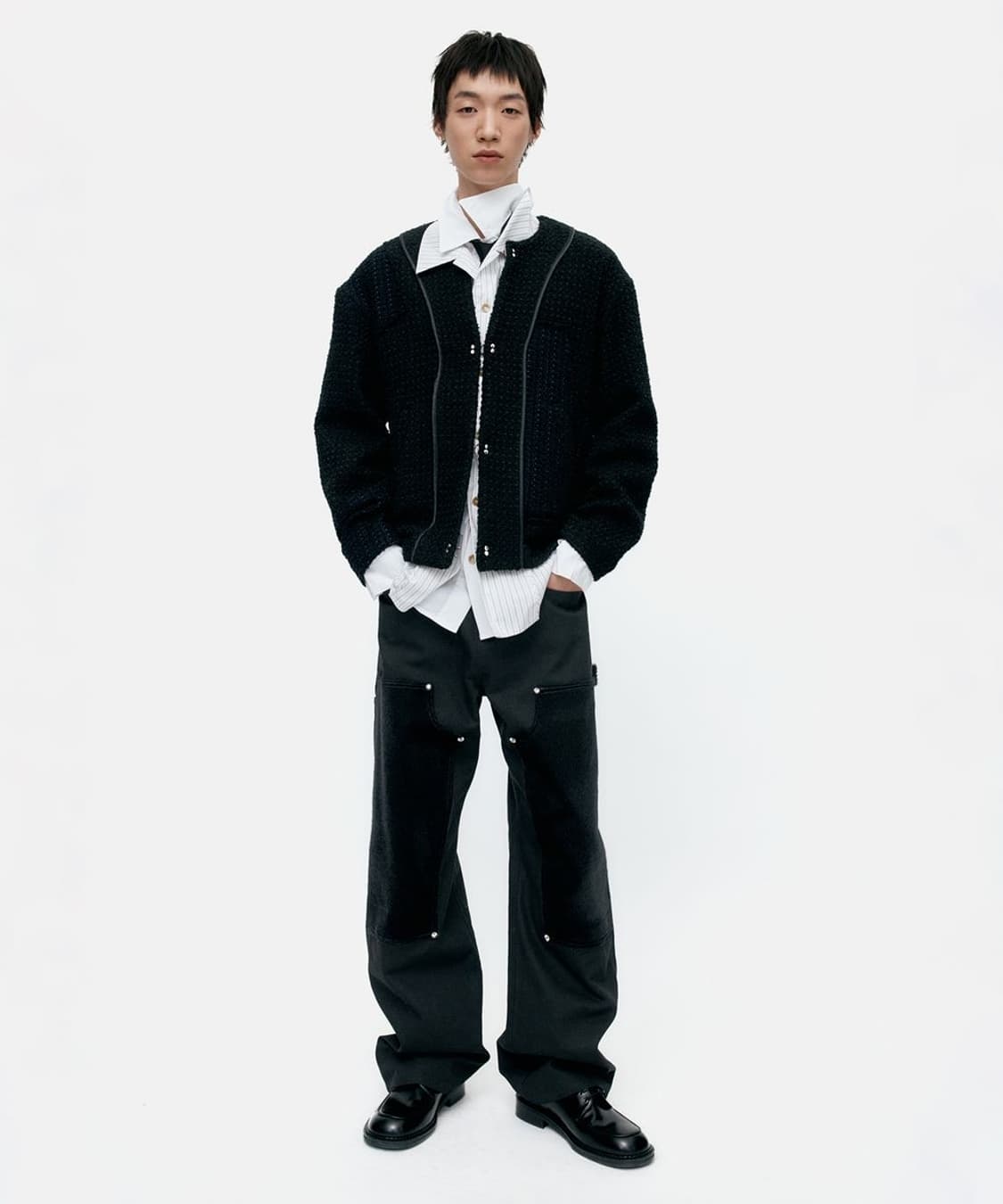 엔더슨벨 페이크포니 패치 데님 상품이미지2