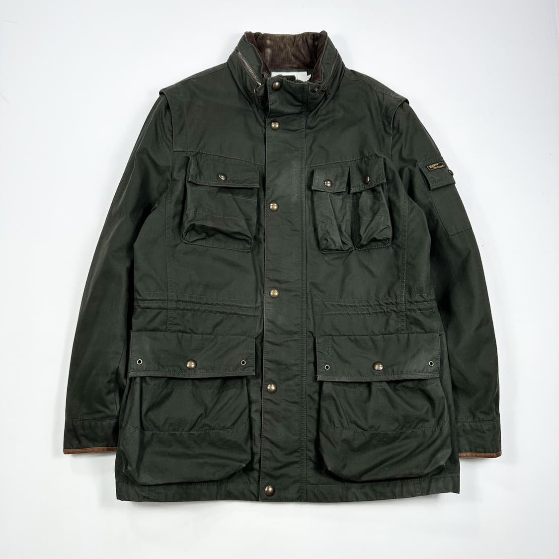 빈폴 클래식 왁스 필드자켓 카키 XL 상품이미지1
