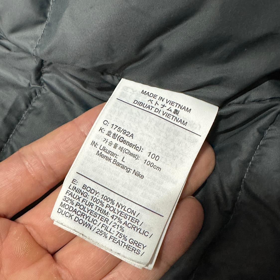 나이키 다운 필 파카 L 상품이미지6