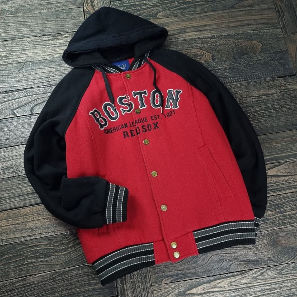 [MLB] 보스턴 스웻 후드 바시티 자켓 M18054 상품이미지1