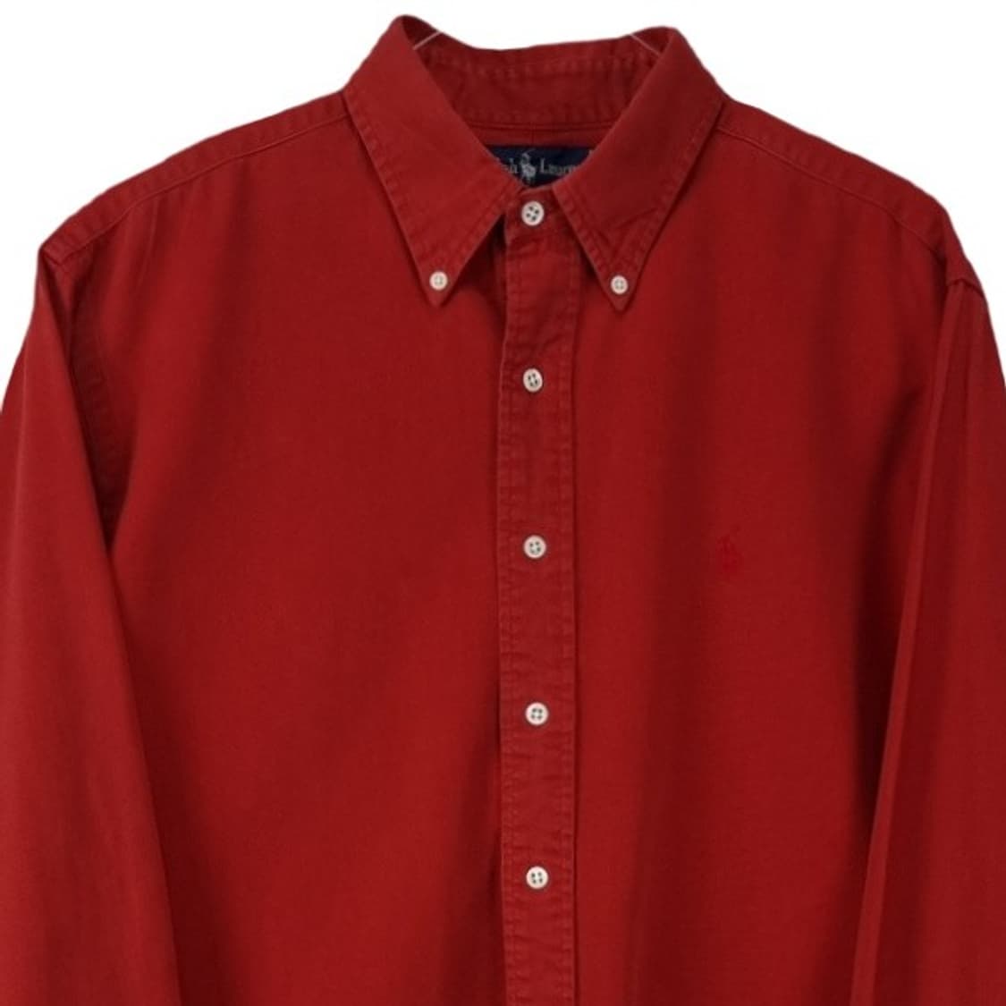 [폴로 랄프로렌] 포니 로고 자수 빈티지 셔츠 레드 M19593 상품이미지4