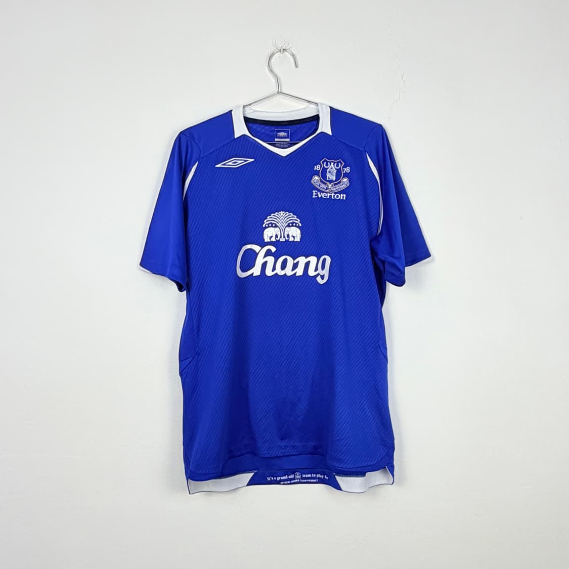 08-09 에버튼 홈 루이 사하 유니폼 상품이미지4